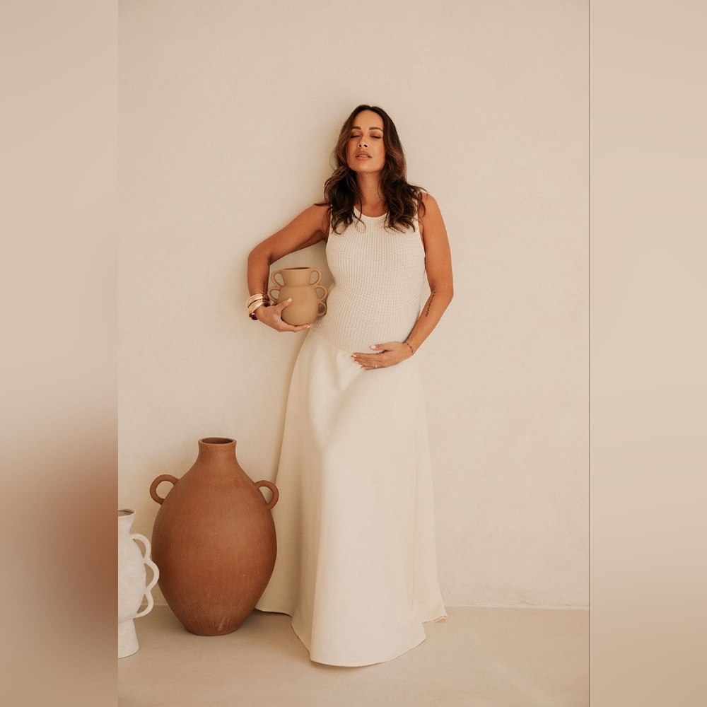 Sabo Skirt Cream Maxi Dress - Picture 6 of 12
